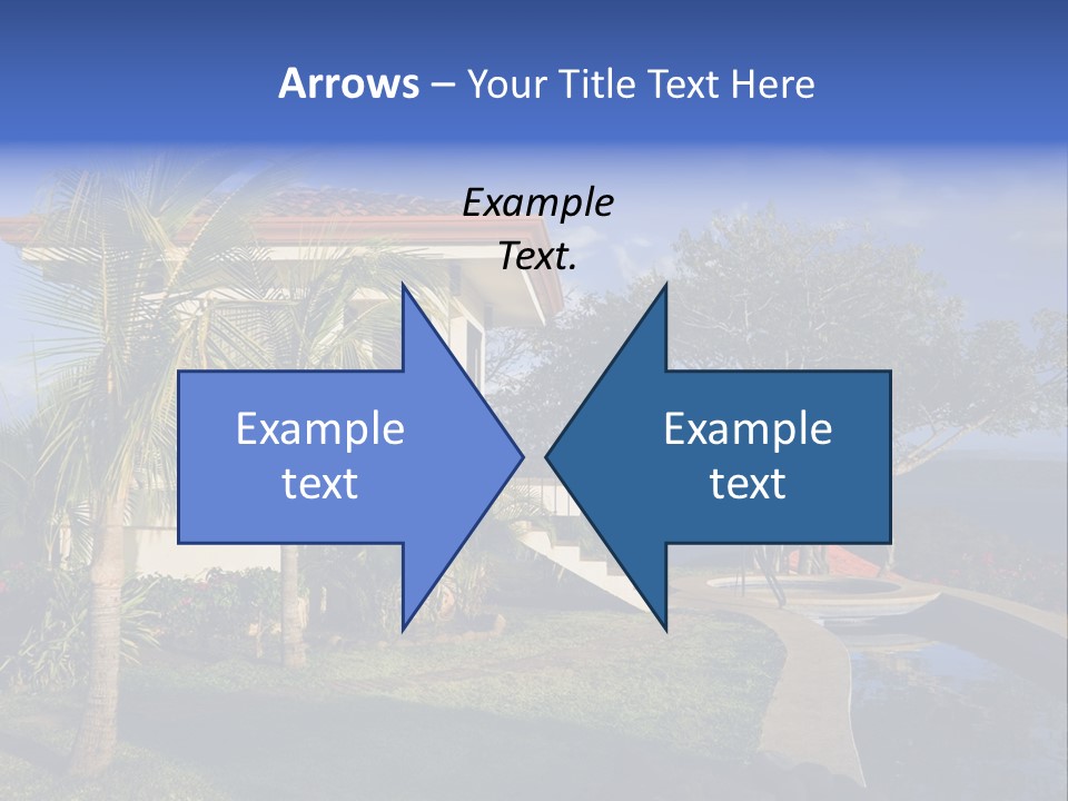 Tropical Getaway With A Commanding View Of The Ocean - Playa Hermosa, Costa Rica PowerPoint Template