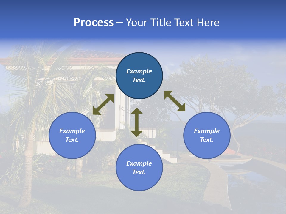 Tropical Getaway With A Commanding View Of The Ocean - Playa Hermosa, Costa Rica PowerPoint Template