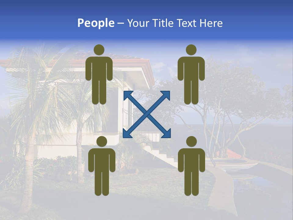 Tropical Getaway With A Commanding View Of The Ocean - Playa Hermosa, Costa Rica PowerPoint Template