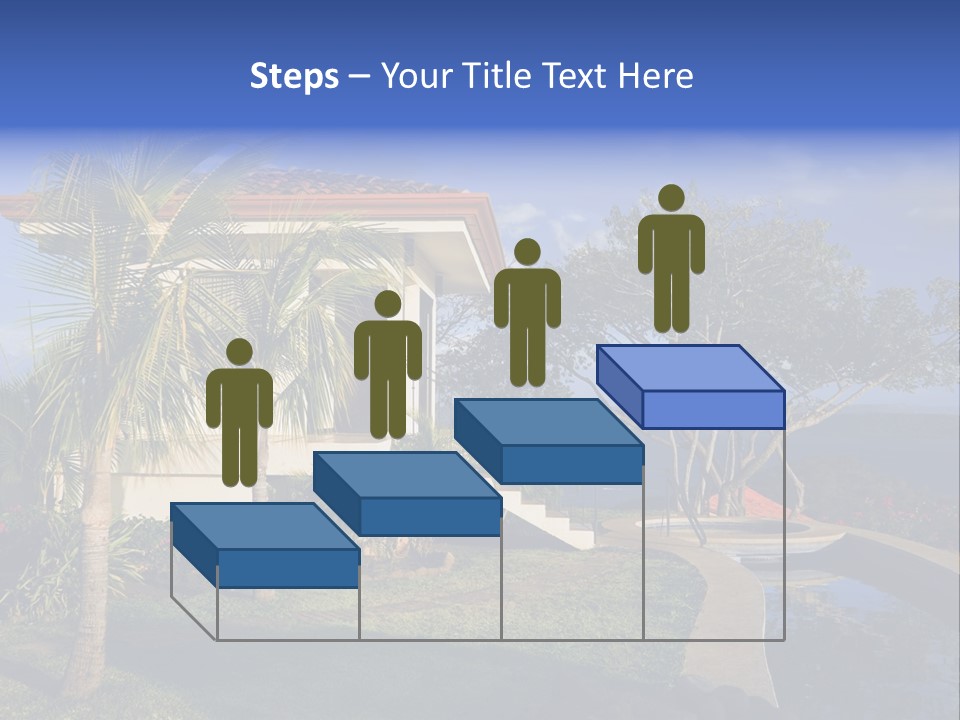 Tropical Getaway With A Commanding View Of The Ocean - Playa Hermosa, Costa Rica PowerPoint Template