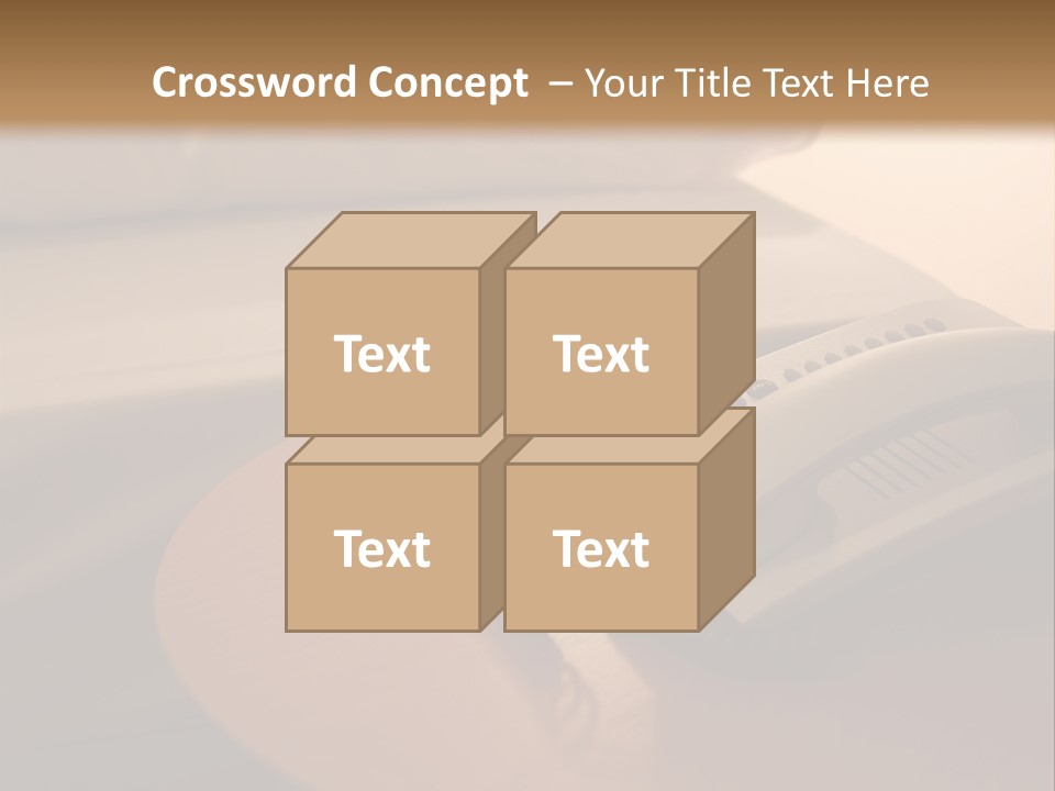 A Phone On A Table Next To A Bed PowerPoint Template