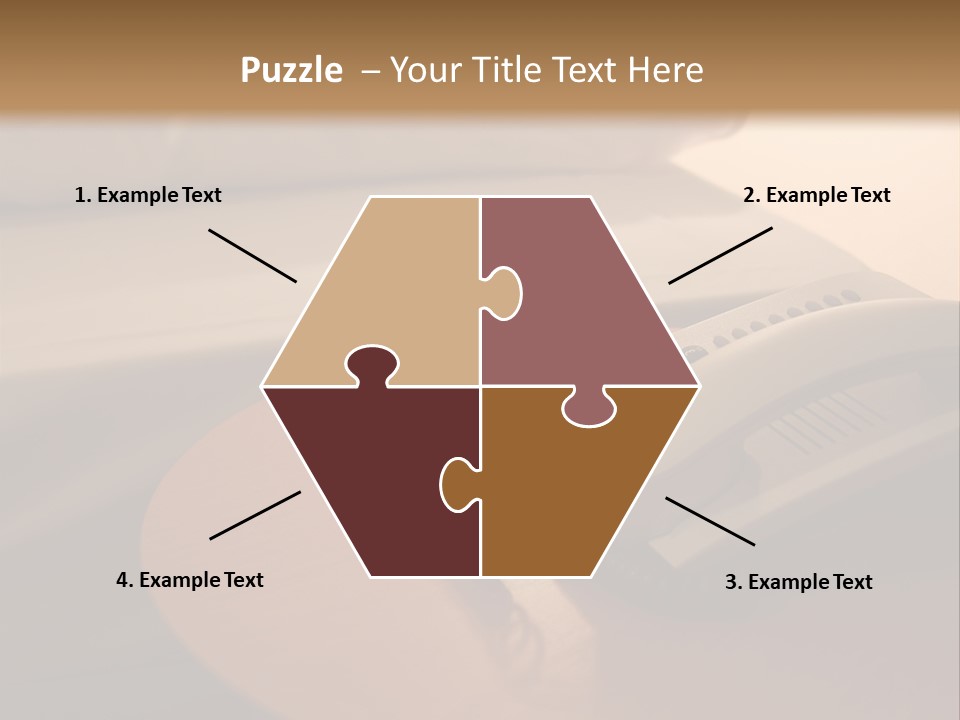 A Phone On A Table Next To A Bed PowerPoint Template