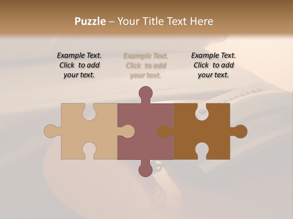 A Phone On A Table Next To A Bed PowerPoint Template