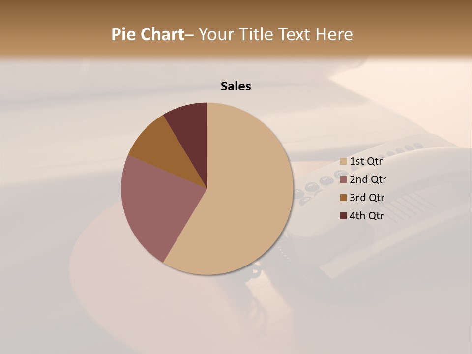 A Phone On A Table Next To A Bed PowerPoint Template