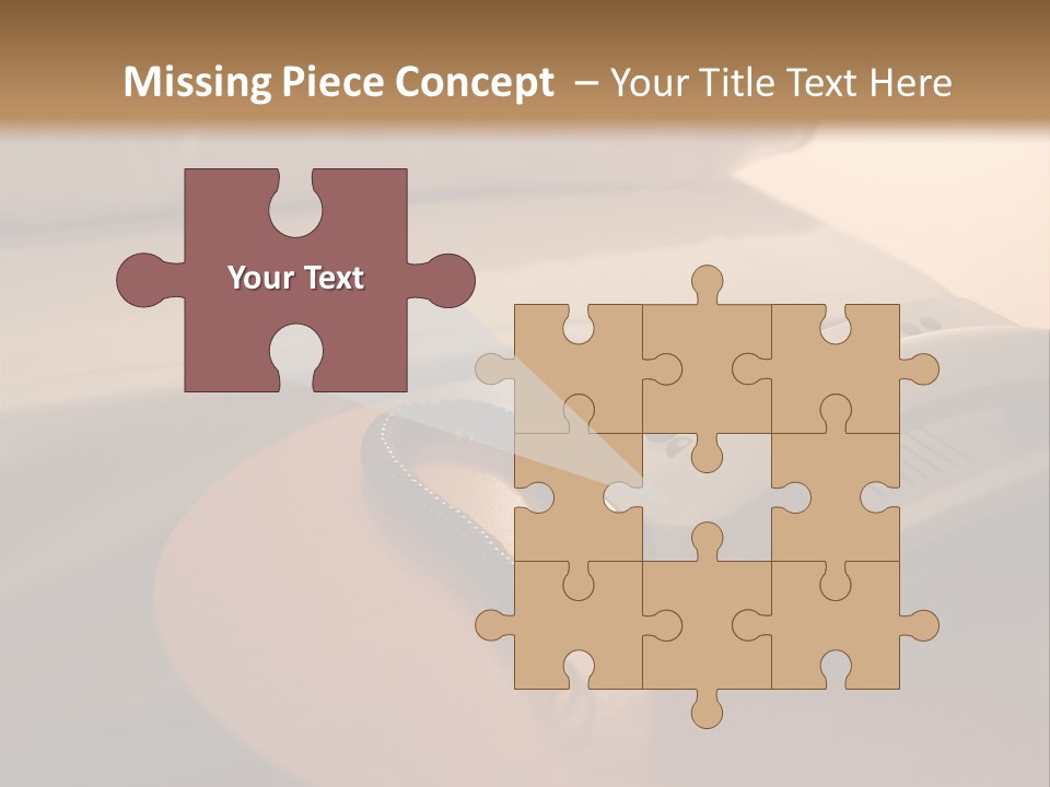 A Phone On A Table Next To A Bed PowerPoint Template