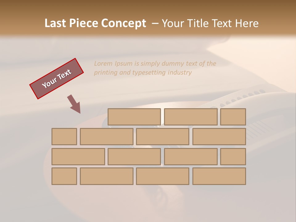 A Phone On A Table Next To A Bed PowerPoint Template