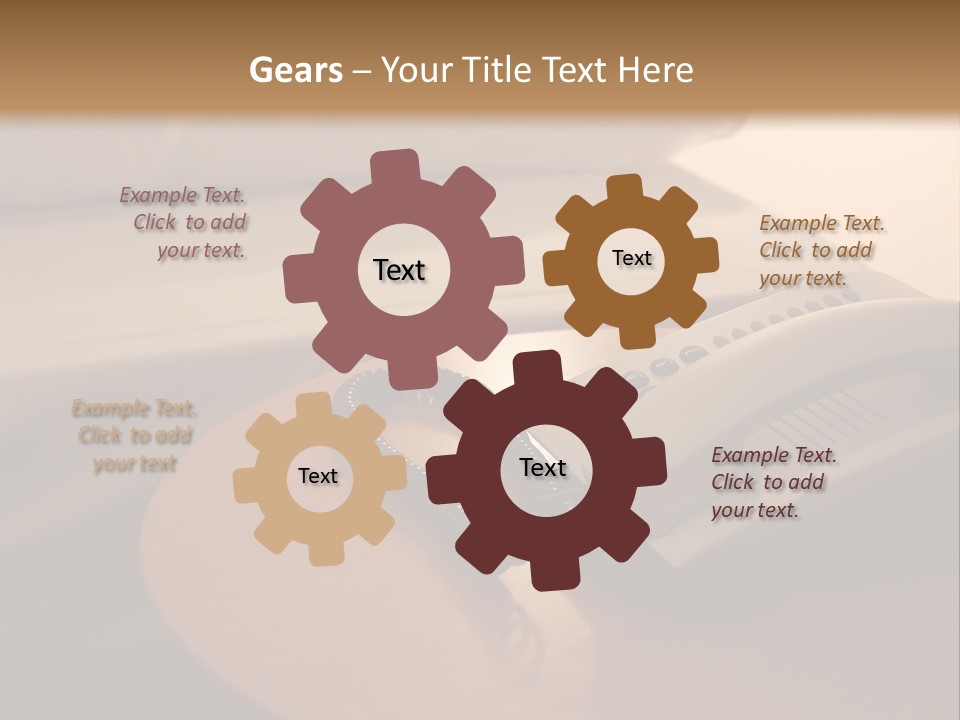 A Phone On A Table Next To A Bed PowerPoint Template