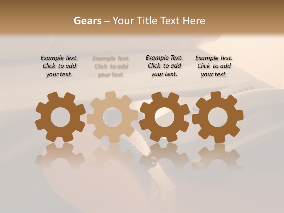 A Phone On A Table Next To A Bed PowerPoint Template