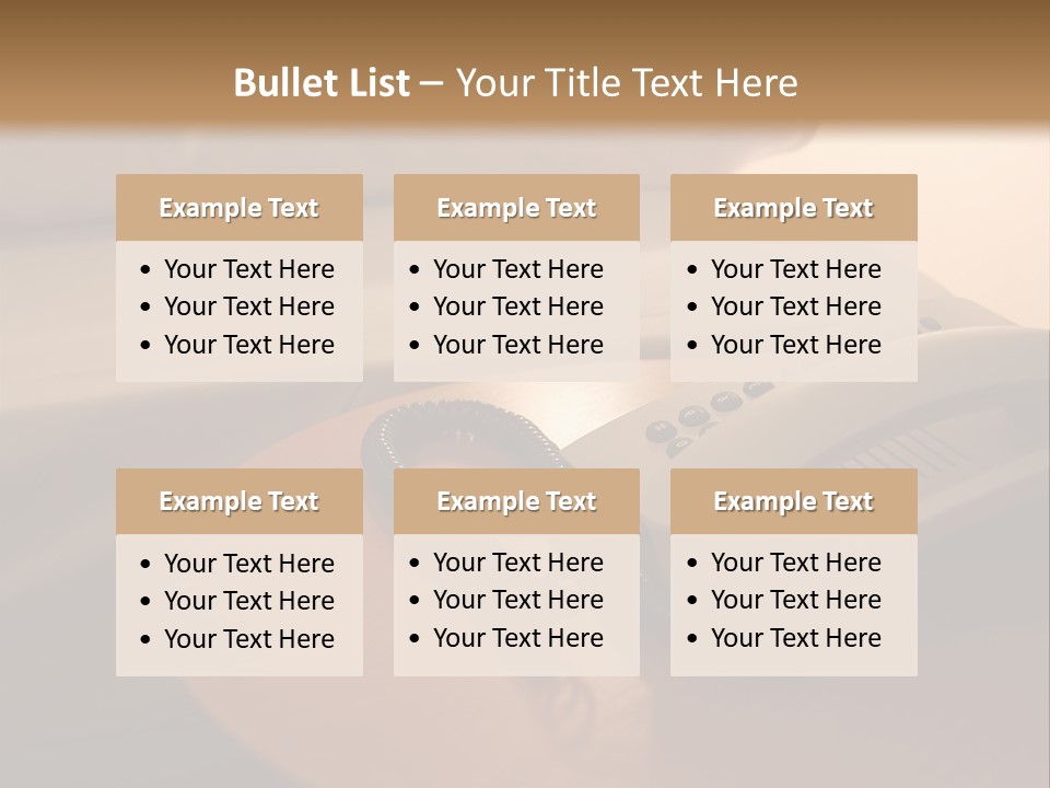 A Phone On A Table Next To A Bed PowerPoint Template