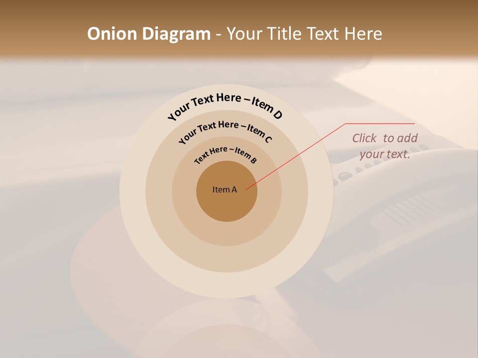 A Phone On A Table Next To A Bed PowerPoint Template