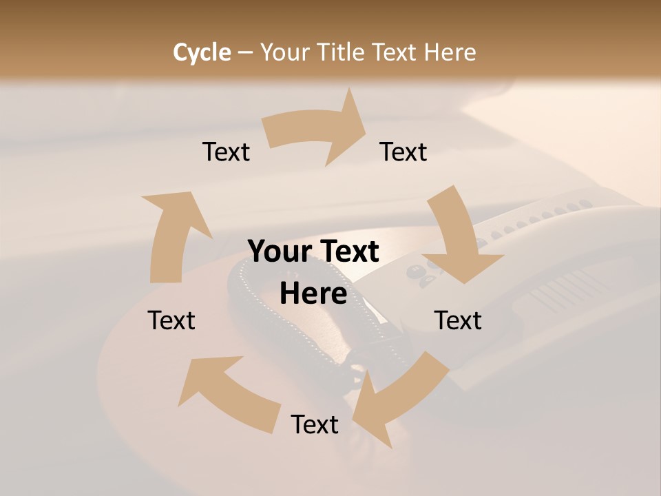 A Phone On A Table Next To A Bed PowerPoint Template