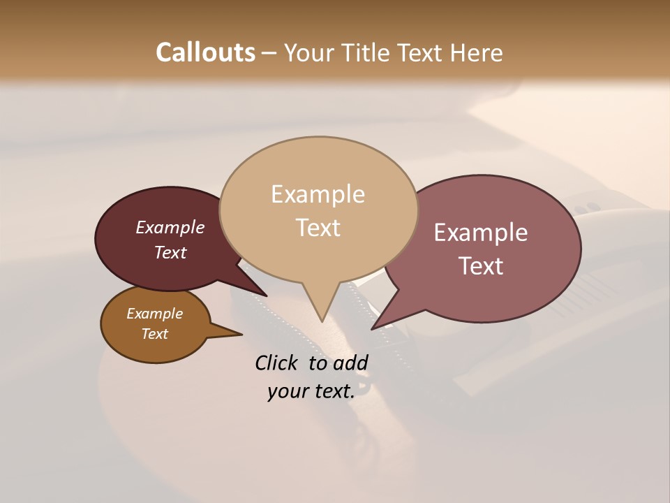 A Phone On A Table Next To A Bed PowerPoint Template