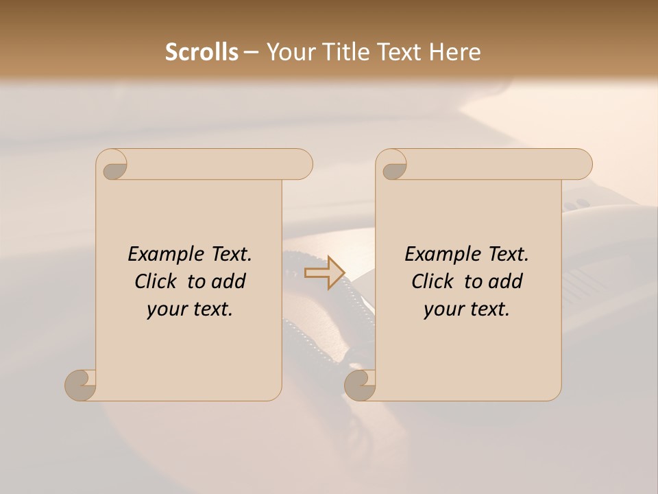 A Phone On A Table Next To A Bed PowerPoint Template