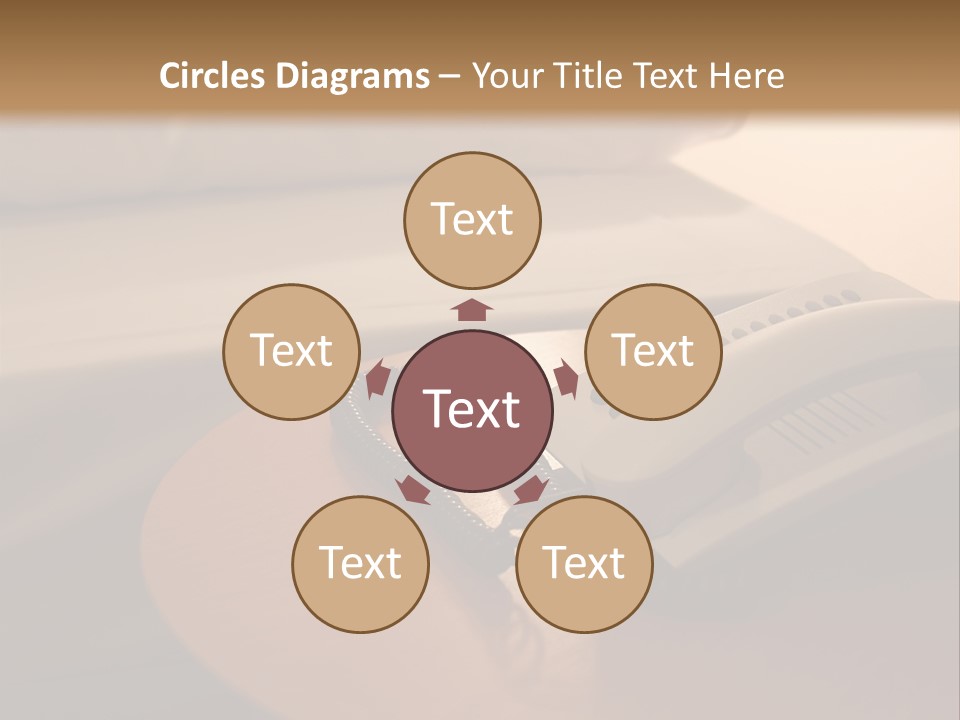 A Phone On A Table Next To A Bed PowerPoint Template