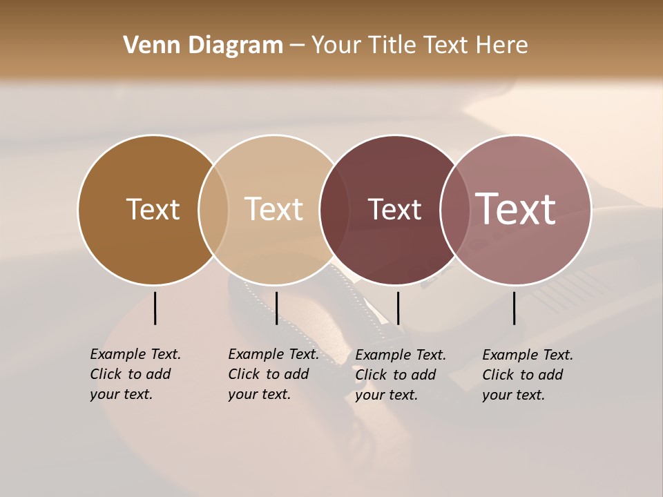 A Phone On A Table Next To A Bed PowerPoint Template