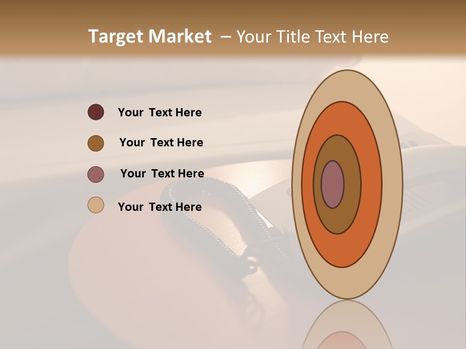 A Phone On A Table Next To A Bed PowerPoint Template