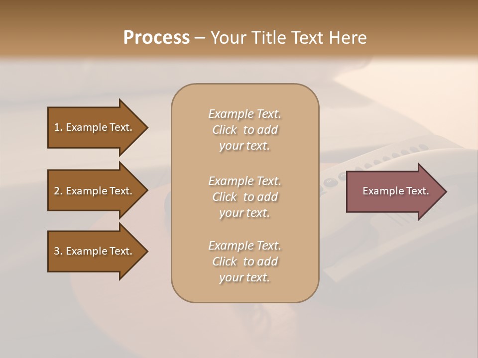 A Phone On A Table Next To A Bed PowerPoint Template