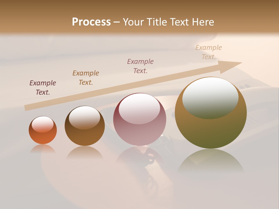 A Phone On A Table Next To A Bed PowerPoint Template