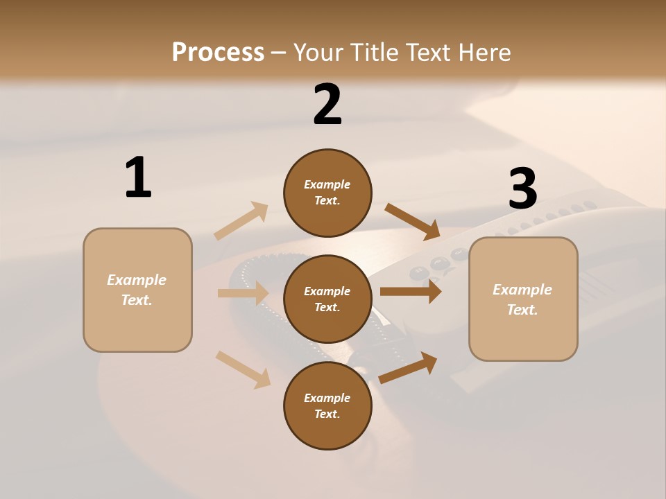 A Phone On A Table Next To A Bed PowerPoint Template
