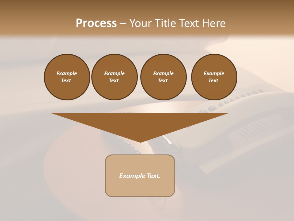 A Phone On A Table Next To A Bed PowerPoint Template