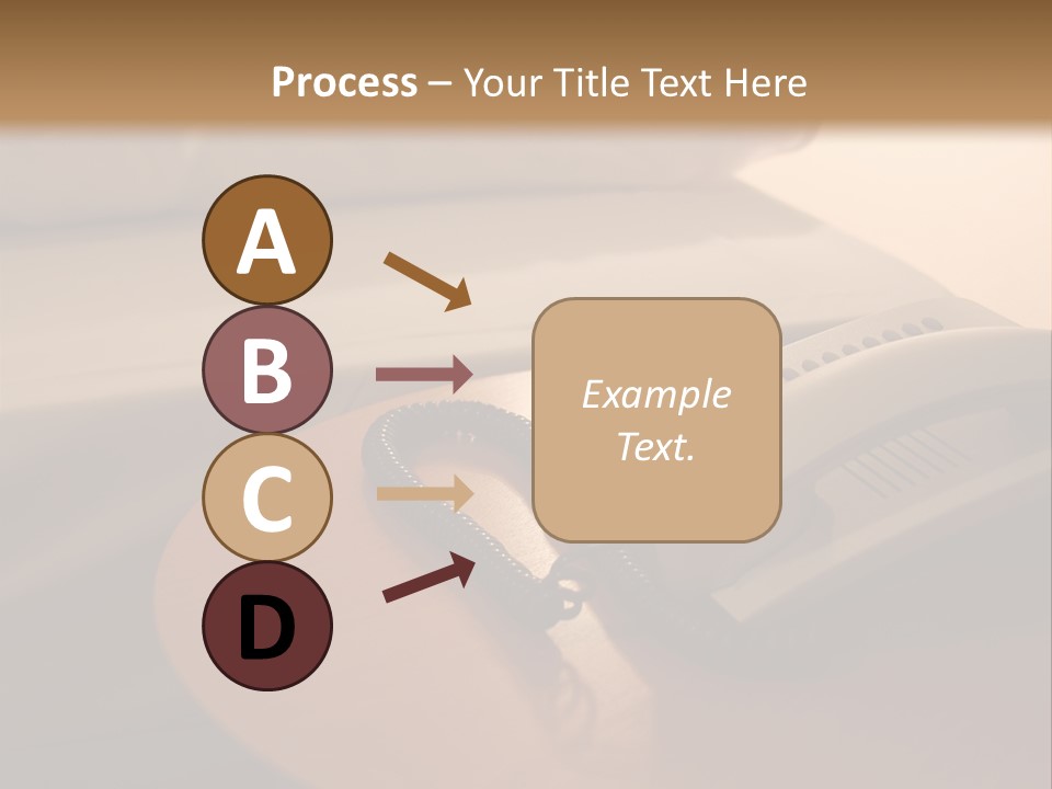 A Phone On A Table Next To A Bed PowerPoint Template