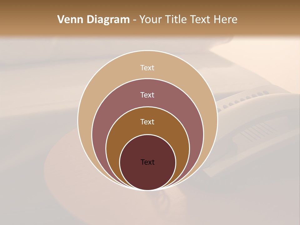 A Phone On A Table Next To A Bed PowerPoint Template