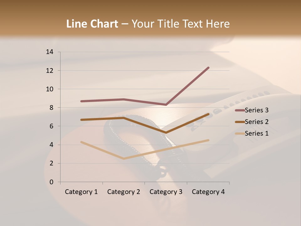 A Phone On A Table Next To A Bed PowerPoint Template