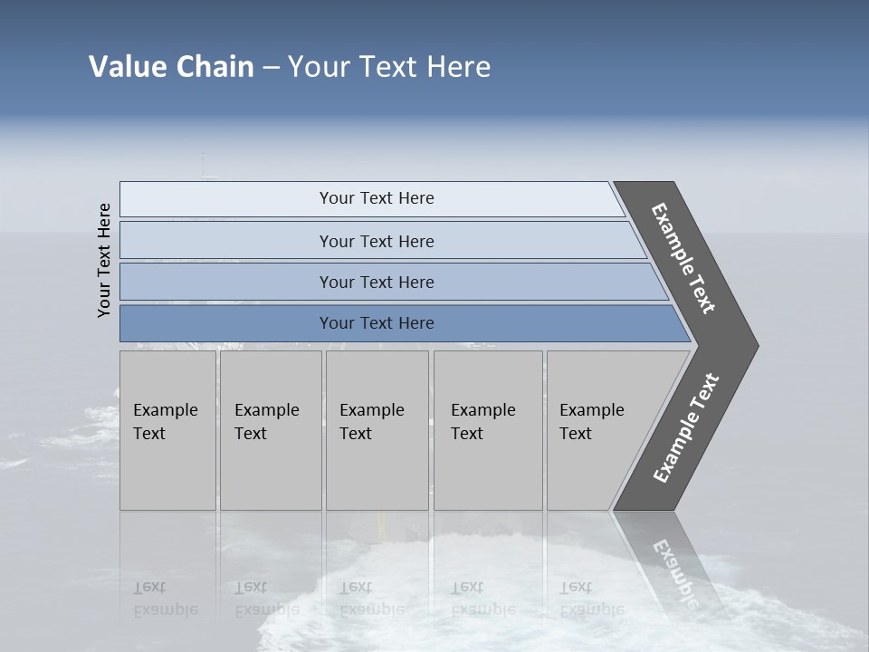 A Striking Image Of A Nuclear Powered Aircraft Carrier PowerPoint Template