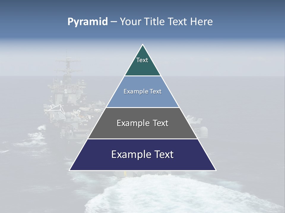 A Striking Image Of A Nuclear Powered Aircraft Carrier PowerPoint Template