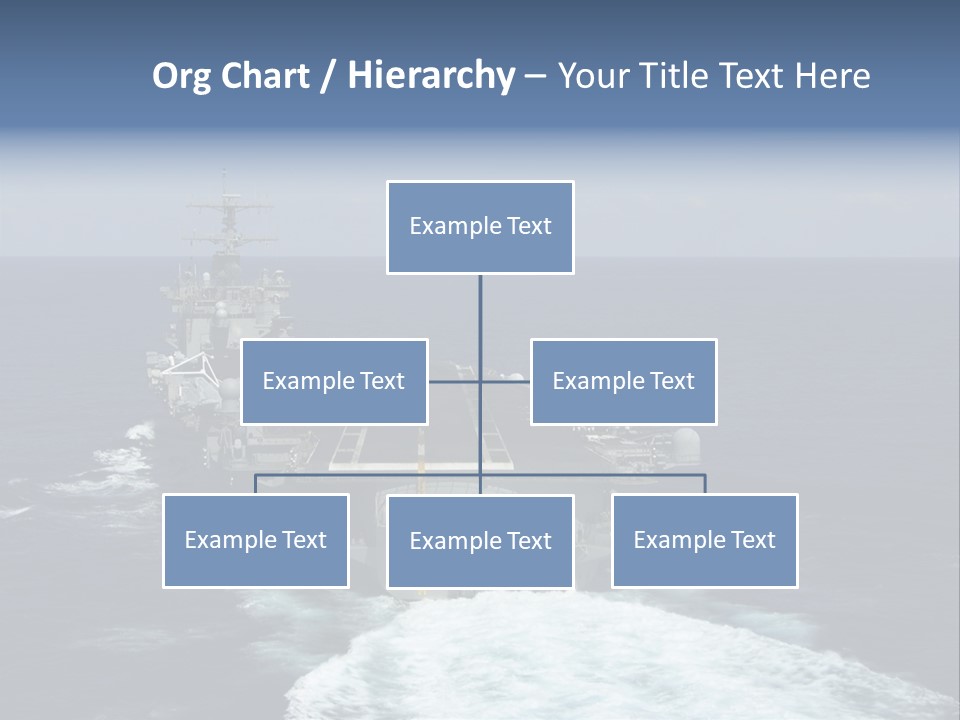 A Striking Image Of A Nuclear Powered Aircraft Carrier PowerPoint Template
