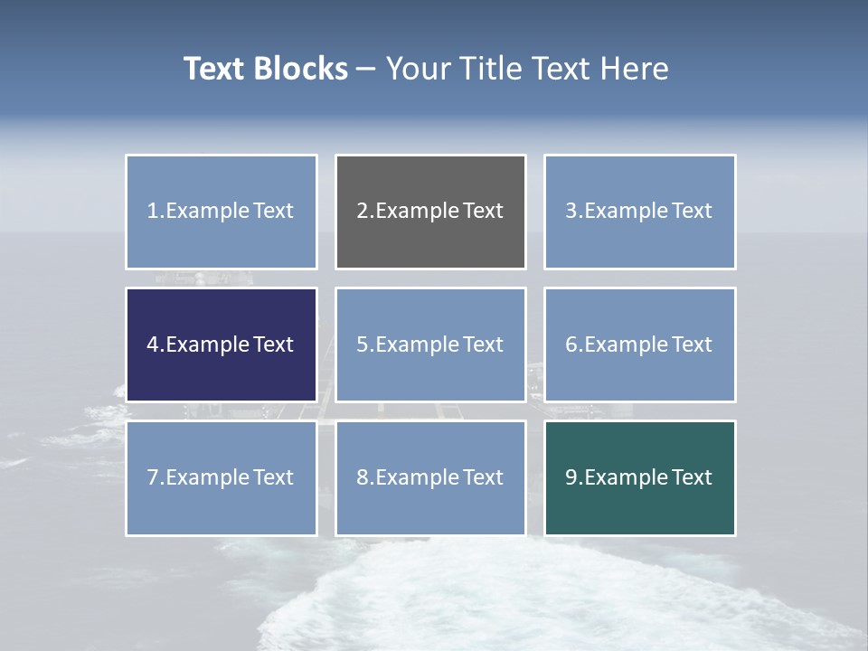 A Striking Image Of A Nuclear Powered Aircraft Carrier PowerPoint Template