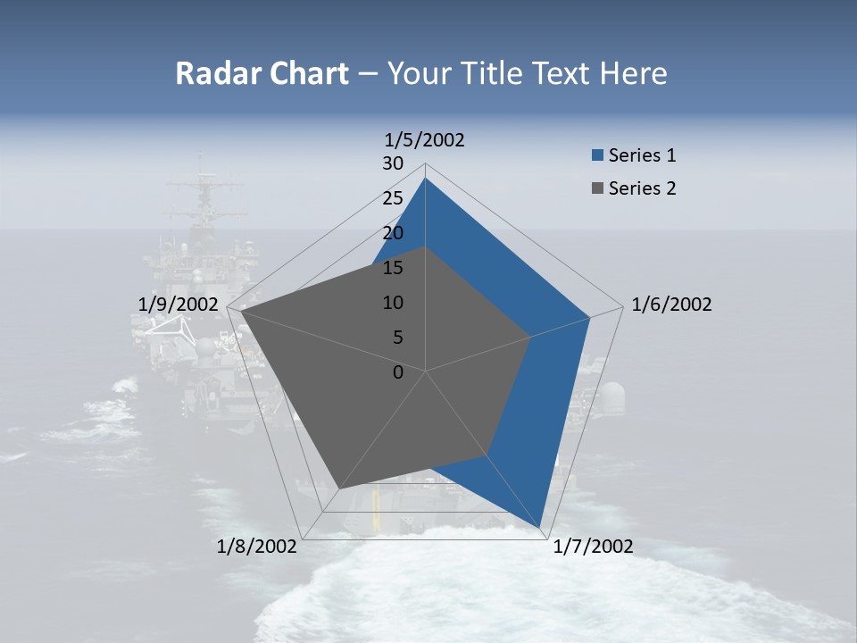 A Striking Image Of A Nuclear Powered Aircraft Carrier PowerPoint Template