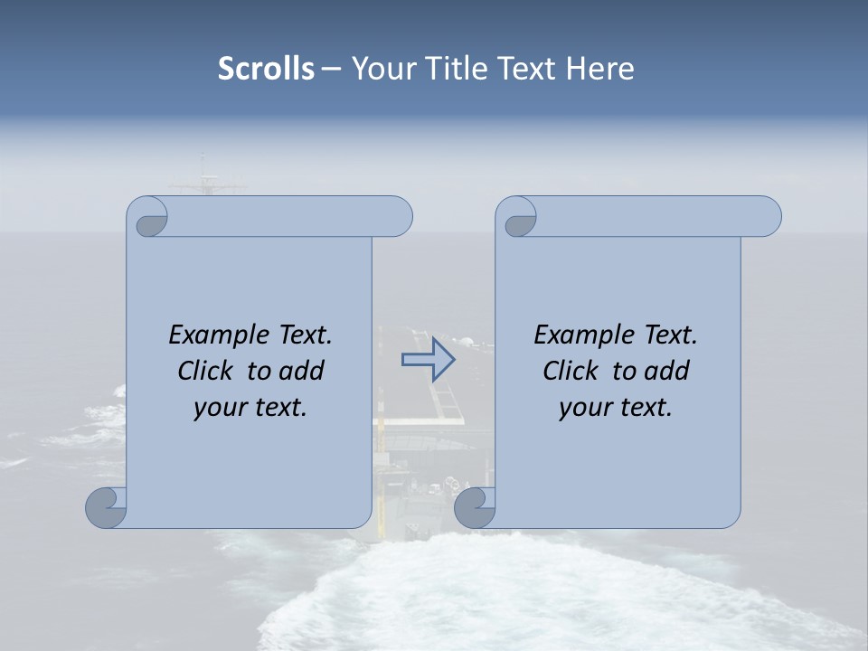A Striking Image Of A Nuclear Powered Aircraft Carrier PowerPoint Template