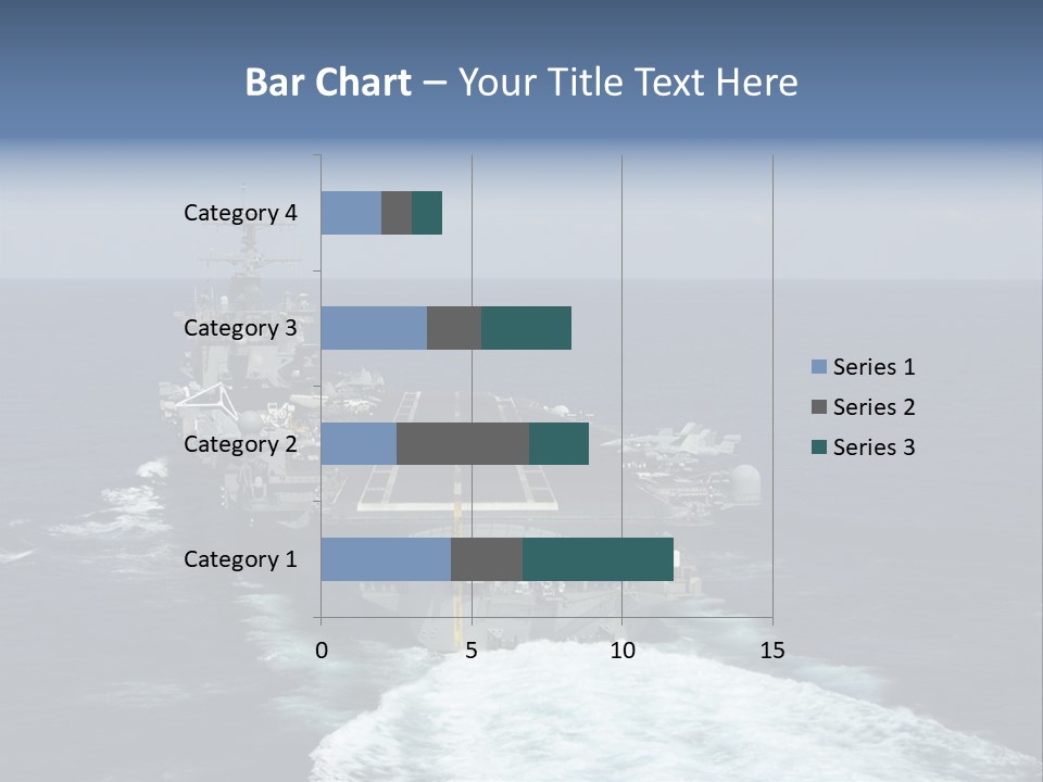 A Striking Image Of A Nuclear Powered Aircraft Carrier PowerPoint Template