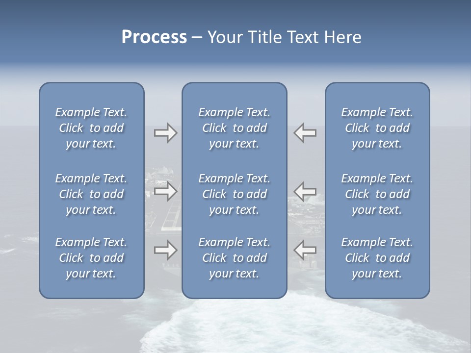 A Striking Image Of A Nuclear Powered Aircraft Carrier PowerPoint Template