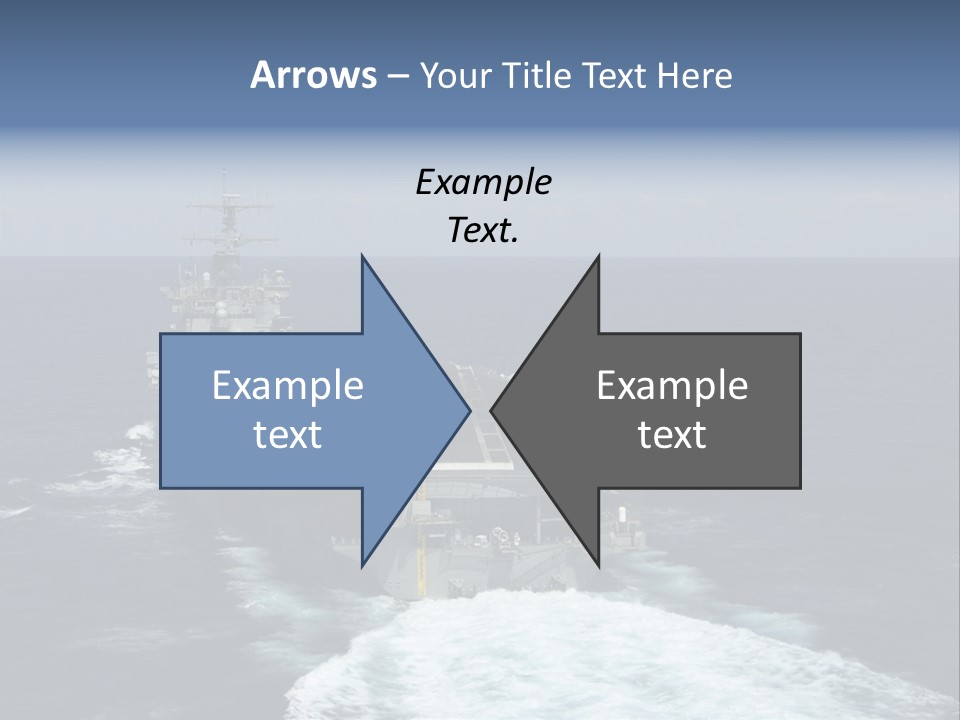 A Striking Image Of A Nuclear Powered Aircraft Carrier PowerPoint Template