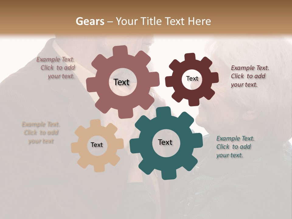 Rainbow Twirling Smoke PowerPoint Template