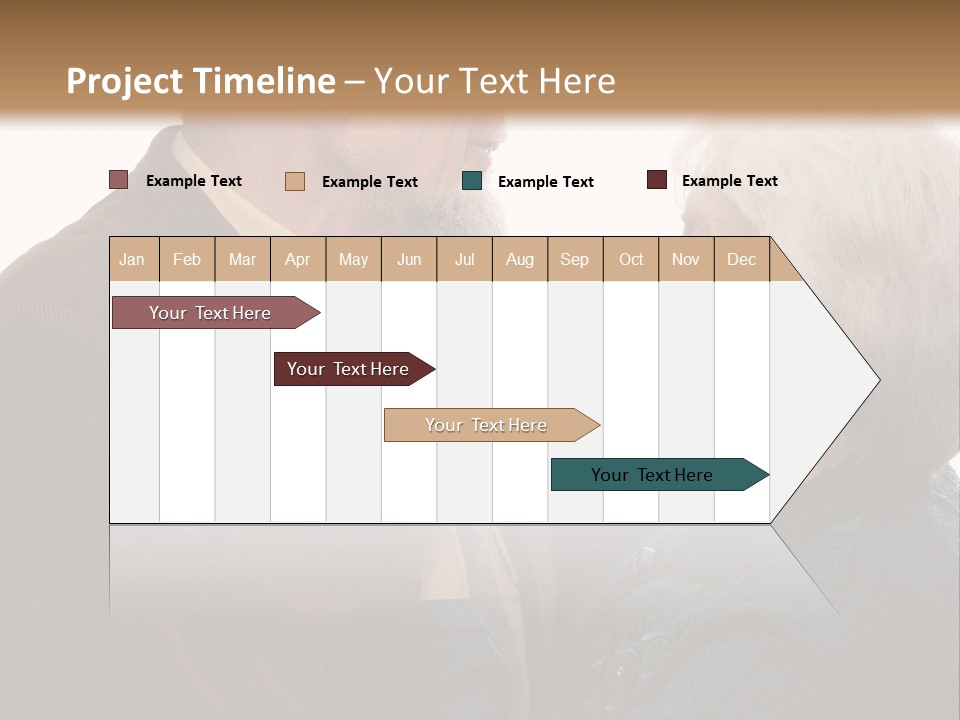 Rainbow Twirling Smoke PowerPoint Template