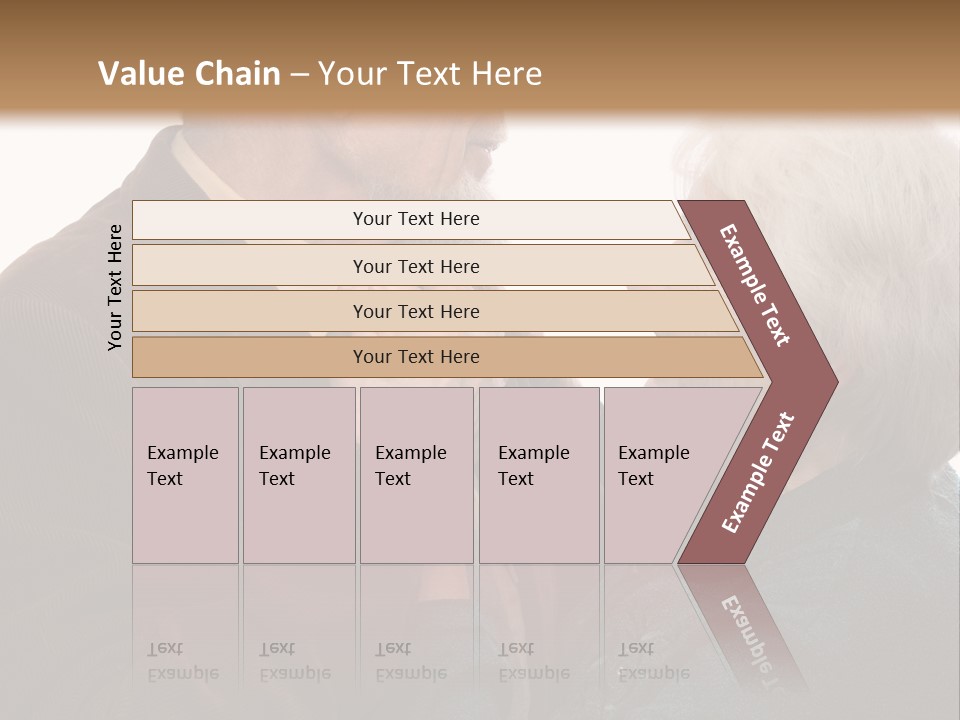 Rainbow Twirling Smoke PowerPoint Template