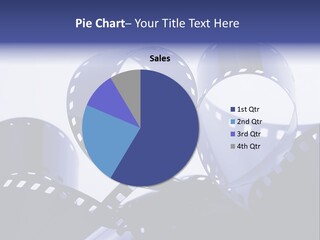 Blue Tinted 35Mm Film Roll PowerPoint Template