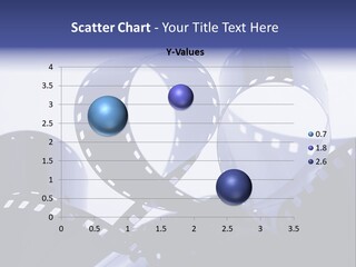 Blue Tinted 35Mm Film Roll PowerPoint Template