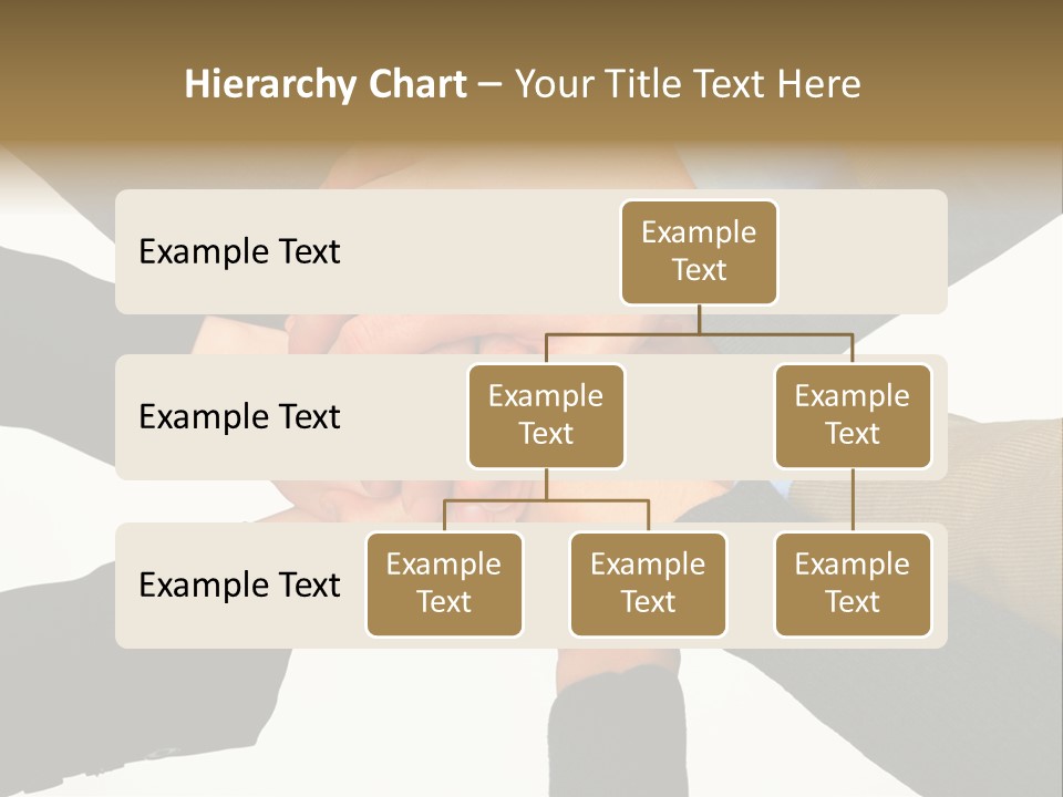 A Group Of People Putting Their Hands Together PowerPoint Template