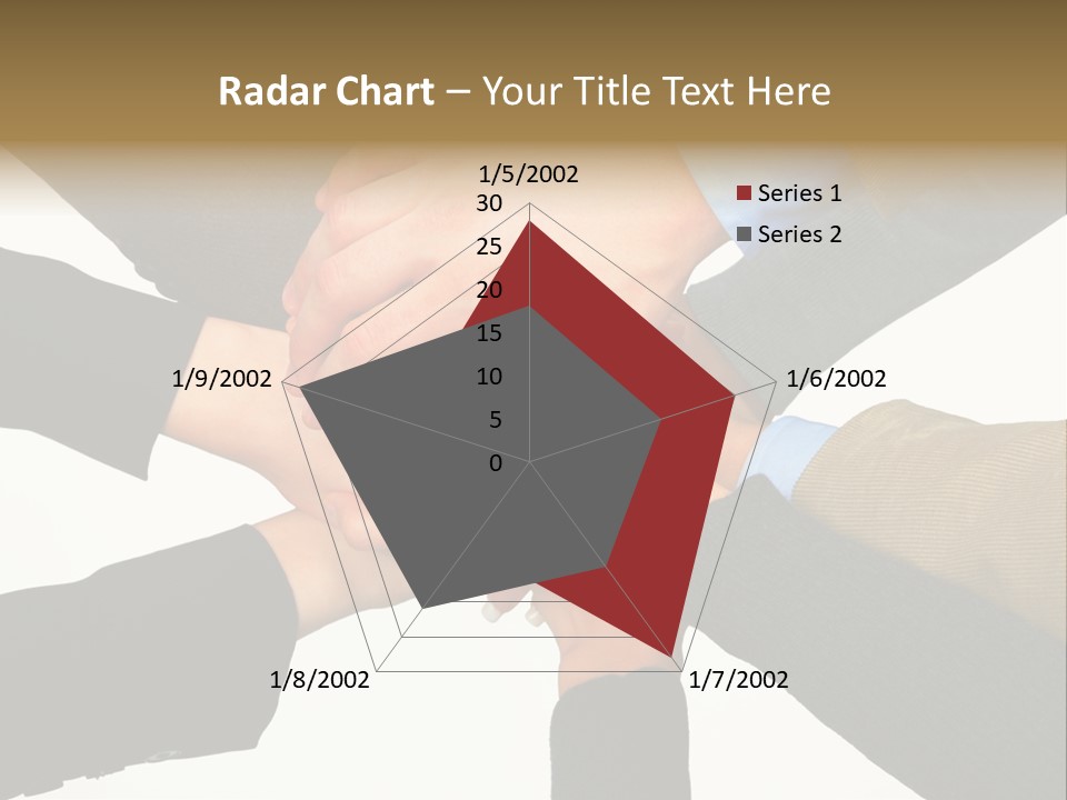 A Group Of People Putting Their Hands Together PowerPoint Template