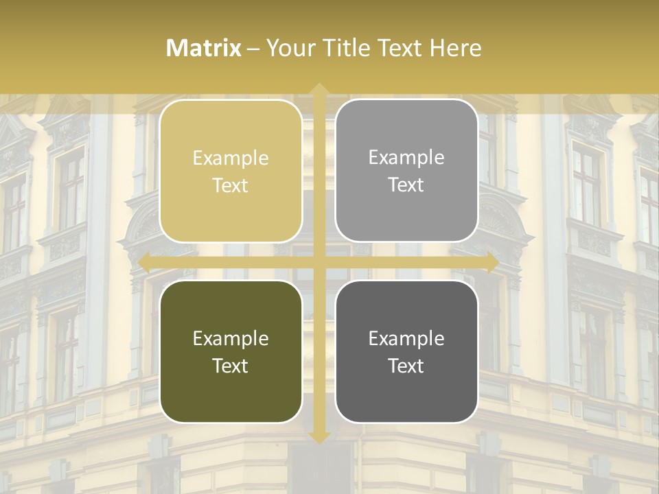 Old Apartment Building In Berlin, About 100 Years Old PowerPoint Template
