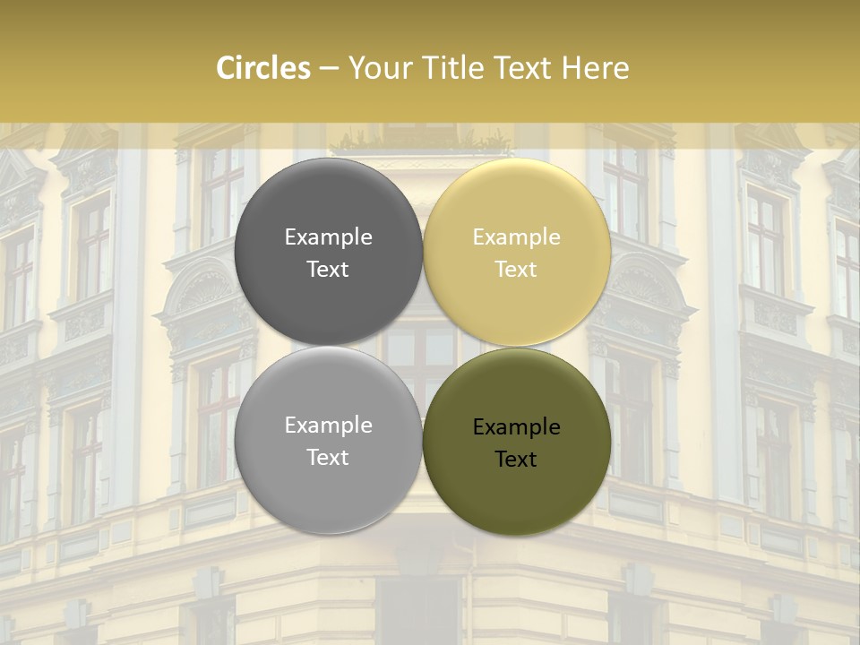 Old Apartment Building In Berlin, About 100 Years Old PowerPoint Template