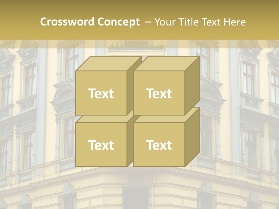 Old Apartment Building In Berlin, About 100 Years Old PowerPoint Template