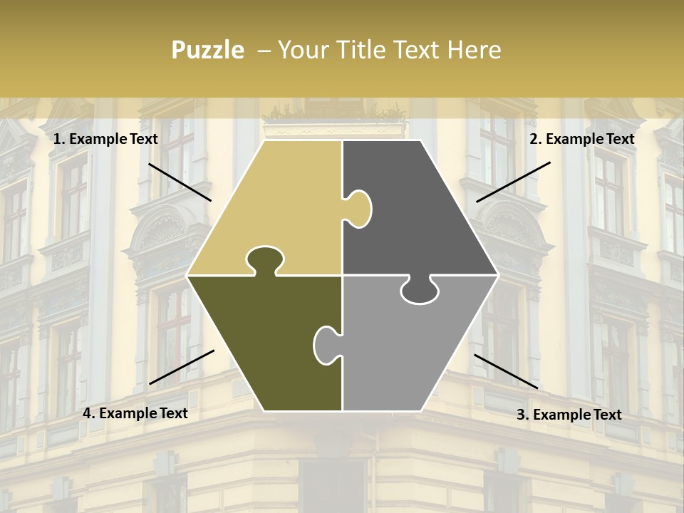 Old Apartment Building In Berlin, About 100 Years Old PowerPoint Template