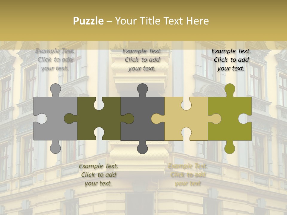 Old Apartment Building In Berlin, About 100 Years Old PowerPoint Template