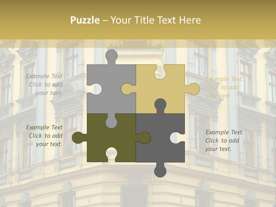 Old Apartment Building In Berlin, About 100 Years Old PowerPoint Template