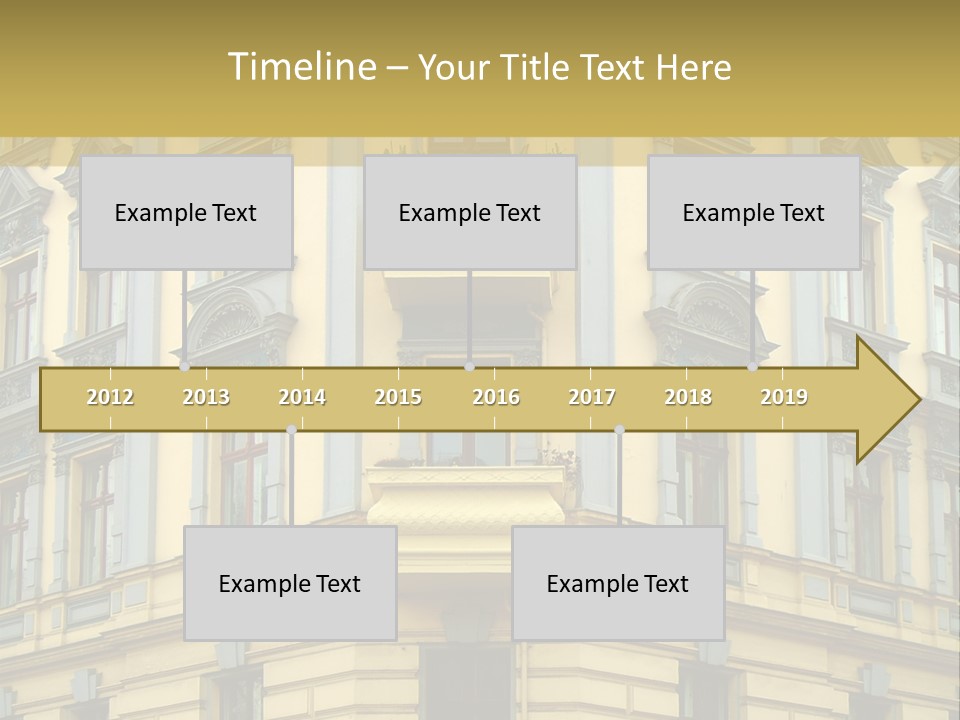 Old Apartment Building In Berlin, About 100 Years Old PowerPoint Template